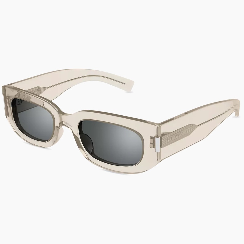 Saint Laurent Bold Corner Angle 51MM Oval Acetate Sunglasses